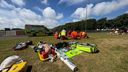 Rescue Team at the TT Races
