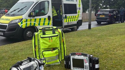 Ambulance at the TT Races