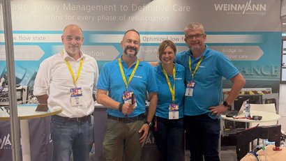WEINMANN Team at the WEINMANN booth