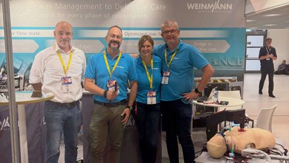 WEINMANN Team at the WEINMANN booth