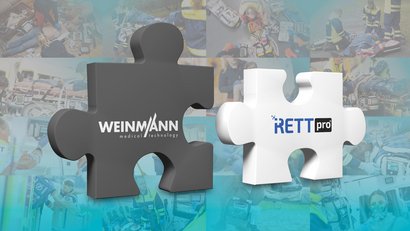 Puzzle pieces of WEINMANN and RETTpro