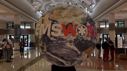 Entrance area of the EMS World Expo