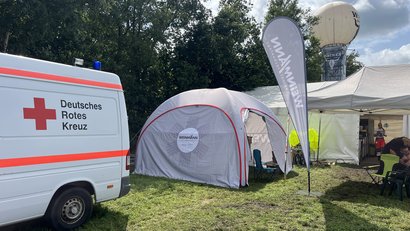 WEINMANN Stand beim WACKEN Festival