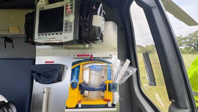 Rescue equipment at the TT Races